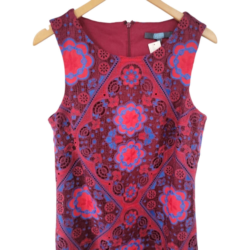 NWT Anthropologie Eva Franco Lace Sleeveless Cocktail Party Dress Sz 10 $230 - Picture 6 of 16